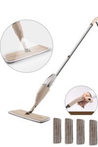 Abnturk Büyük Hazneli Mikrofiber 5'li Mop Pembe