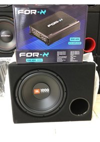 JBL Cs-1214 1000 W Subwoofer Siyah + Mobess 4 Kanallı Anfi