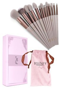 BEENFY Fix 13'lü Allık Eyeliner Far Makyaj Fırça Seti Ahşap