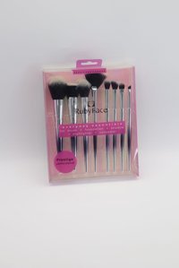 Ruby Face 8'li Allık Eyeliner Far Makyaj Fırça Seti Gümüş