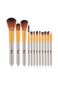 Izla 12'li Allık Eyeliner Far Makyaj Fırça Seti