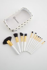 Bh Cosmetics Kapaklı 11'li Allık Eyeliner Far Makyaj Fırça Seti