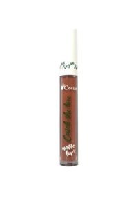 Cecile Vegan Matte 07 Nemlendiricili Dudak Parlatıcısı Koyu Kahve