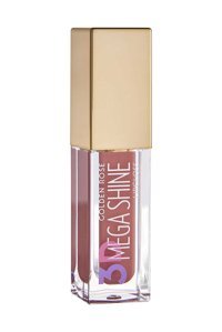 Golden Rose 3D Mega Shine 107 Nemlendiricili Dolgunlaştırıcı Işıltılı Dudak Parlatıcısı Nude Pembe