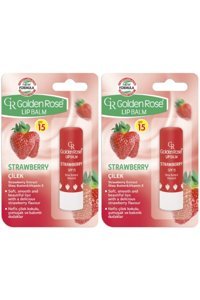 Golden Rose Nemlendiricili Işıltılı Dudak Parlatıcısı Kırmızı 2 Adet