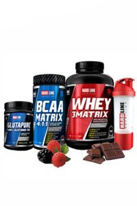 Hardline Bcaa Matrix Çikolatalı-Böğürtlenli Whey Protein Protein Tozu 3.230 Kg
