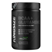 Kingsize Bcaa + Glutamine Powder Yeşil Elmalı Vegan Protein Tozu 1 Kg