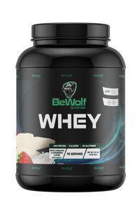Bewolf Nutrition Çikolatalı-Çilekli Whey Protein Protein Tozu 2.5 Kg