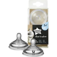 Tommee Tippee Closer To Natura Silikon 3 Ay+ Orta Akışlı Geniş Ağızlı Biberon Emziği