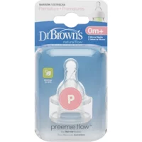 Dr.Browns Natural Floor Silikon Prematüre 0 Ay+ Orta Akışlı Geniş Ağızlı Biberon Emziği