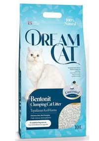 Dream Cat Kokusuz Topaklanan Kalın Taneli Bentonit Kedi Kumu 10 lt