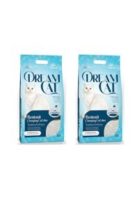 Dream Cat Kokusuz Topaklanan İnce Taneli Bentonit Kedi Kumu 2x10 lt