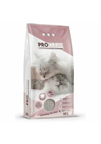 Pro Clean Bebek Pudrası Kokulu Topaklanan İnce Taneli Bentonit Kedi Kumu 10 lt