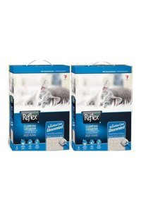 Reflex Sensitive Kokusuz Topaklanan İnce Taneli Aktif Karbonlu Bentonit Kedi Kumu 2x10 lt