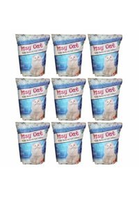 Pisy Cat Kokusuz Kalın Taneli Kristal Kedi Kumu 9x3.6 lt