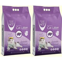 Van Cat Lavanta Kokulu Topaklanan İnce Taneli Bentonit Kedi Kumu 20 lt