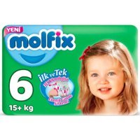 Molfix 6 Numara Göbek Oyuntulu Cırtlı Bebek Bezi 39 Adet