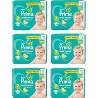 Prima Aktif Bebek 7 Numara Cırtlı Bebek Bezi 6x34 Adet
