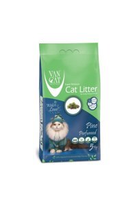 Van Cat Çam Kokulu Topaklanan İnce Taneli Bentonit Kedi Kumu 5 lt