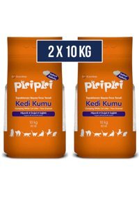 Eczacıbaşı Marsilya Sabunu Kokulu Topaklanan İnce Taneli Bentonit Kedi Kumu 2x10 lt