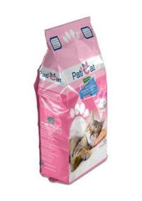 Pati Cat Bebek Pudrası Kokulu Topaklanan İnce Taneli Bentonit Kedi Kumu 10 lt