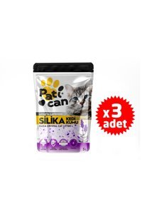 Pati Can Lavanta Kokulu Topaklanan Kalın Taneli Kristal Kedi Kumu 3x5 lt