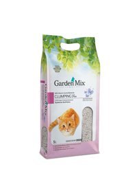 Garden Mix Bebek Pudrası Kokulu Topaklanan İnce Taneli Bentonit Kedi Kumu 5 lt