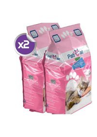 Pati Cat Bebek Pudrası Kokulu Topaklanan Kalın Taneli Bentonit Kedi Kumu 2x10 lt