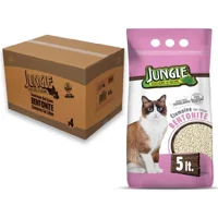Jungle Kokusuz Topaklanan İnce Taneli Bentonit Kedi Kumu 4x5 lt
