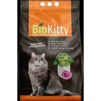 Biokitty Bebek Pudrası Kokulu Topaklanan İnce Taneli Bentonit Kedi Kumu 5 lt