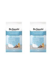Dr. Sacchi Marsilya Sabunu Kokulu Topaklanan İnce Taneli Bentonit Kedi Kumu 2x10 lt