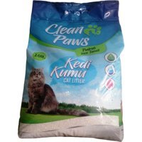 Clean Paws Bebek Pudrası Kokulu Topaklanan İnce Taneli Bentonit Kedi Kumu 10 lt