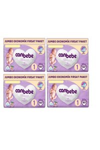 Canbebe Yenidoğan Cırtlı Bebek Bezi 4x80 Adet