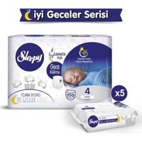 Sleepy Maxi 4 Numara Külot Bebek Bezi 150 Adet+Masaj ve Temizlik Havlusu 5 Adet