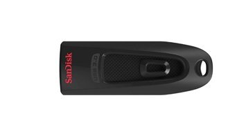 SanDisk Ultra SDCZ48-128G-U46 Şifreli USB 3.0 Type A 128 GB Flash Bellek Siyah