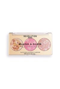 Revolution Pro Rose Glow Işıltılı Toz Allık Paleti