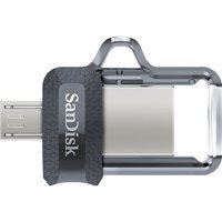 SanDisk Dual Drive SDDD3-016G-G46 Mini Çift Taraflı USB 3.0 Type A-Micro USB 16 GB Flash Bellek Metal