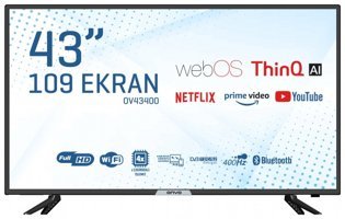 Onvo OV43400 43 İnç Full HD 108 Ekran Flat Uydu Alıcılı Smart LED Webos Televizyon