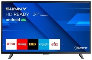 Sunny SN24LEDE 24 İnç Hd Ready 61 Ekran Flat Uydu Alıcılı Smart LED Android Televizyon