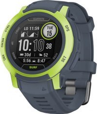 Garmin Instinct 2 Surf (010-02626-02) Su Geçirmez 45 mm Silikon Kordon Daire Unisex Akıllı Saat Mavi