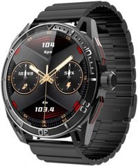 Byrist JS30 Max Metal Kordon Daire Unisex Akıllı Saat Siyah