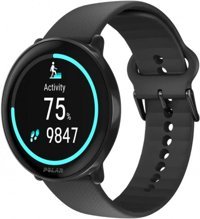 Polar Ignite 3 43 mm Silikon Kordon Daire Unisex Akıllı Saat Siyah