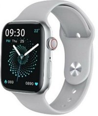 My Black M36 Plus Su Geçirmez Silikon Kordon Kare Tansiyon Ölçen Unisex Akıllı Saat Gri