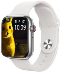 Quark QSM-116 Silikon Kordon Kare Unisex Akıllı Saat Beyaz
