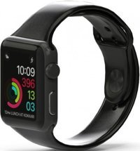 Robor Watch-LE Silikon Kordon Kare Unisex Akıllı Saat Siyah