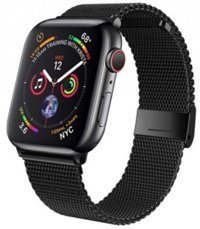 Carmenta Watch X6 Pro Su Geçirmez Metal Örgü Kordon Kare Tansiyon Ölçen Unisex Akıllı Saat Siyah