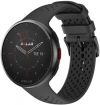 Polar Pacer Pro 45 mm Silikon Kordon Daire Unisex Akıllı Saat Siyah