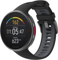 Polar Vantage V2 Su Geçirmez 47 mm Silikon Kordon Daire Unisex Akıllı Saat Siyah