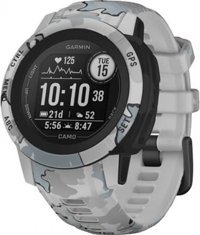 Garmin Instinct 2S Camo (010-02563-03) Su Geçirmez 40 mm Silikon Kordon Daire Unisex Akıllı Saat Gri