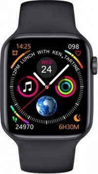 Ferro FSW1103P Silikon Kordon Kare Unisex Akıllı Saat Siyah